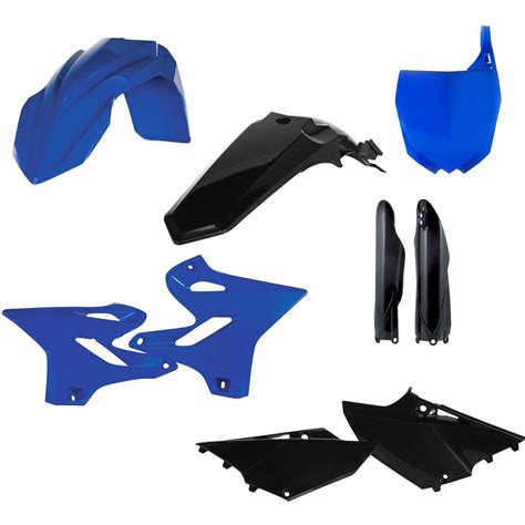 Acerbis Plastic Kit Full-Kit Yamaha YZ 125/250 15-21, Black/Blue | Maciag Offroad