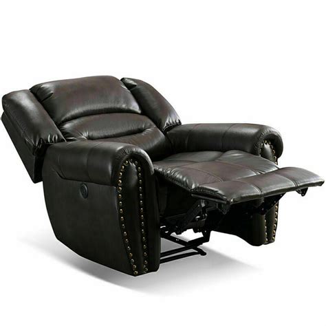 Leather Power Recliner Chair with USB Ports – Relaxing Recliners