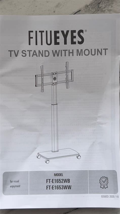 Fitueyes TV stand with mount, TV & Home Appliances, TV & Entertainment, TV Parts & Accessories ...