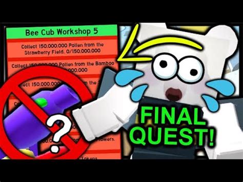 The FINAL Bee Bear Quest Of Beesmas 2019 & RIP Bean Bugs!? | Roblox Bee ...