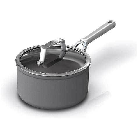 Ninja Foodi NeverStick Premium 2.5 Quart Saucepan with Glass Lid, Gray - 20291505 | HSN | Glass ...