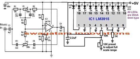 Led Audio Spectrum Analyzer Circuit Diagram - Circuit Diagram