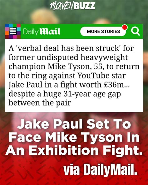 Jake Paul Vs Mike Tyson? - Maven Buzz