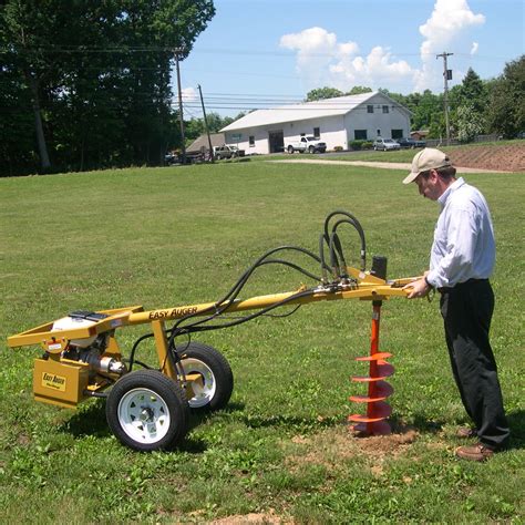 Easy Auger® Hydraulic Earth Drill and Post Hole Digger - MacKissic