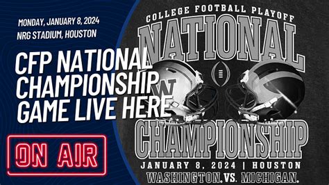 CFP National Championship 2024 Live | by Michigan Washington Live on ...