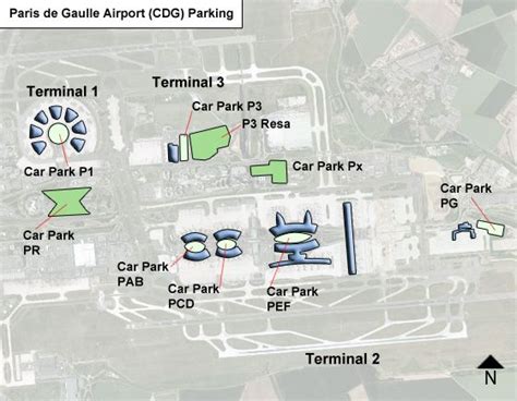 Paris de Gaulle Airport Parking | CDG Airport Long Term Parking Rates & Map