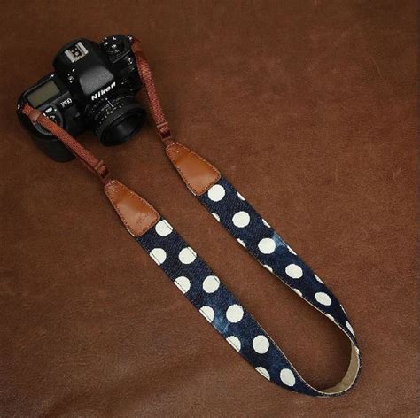 Big Dot DSLR Camera Strap Handmade Leather Strap | Dslr camera straps ...