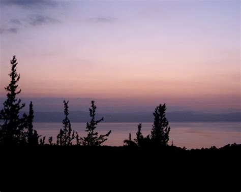 Sunset Sea Of Galilee Free Stock Photo - Public Domain Pictures