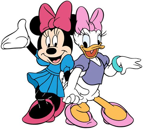 Minnie Mouse & Daisy Duck Clip Art 2 | Mickey mouse, Cartoon, Mickey mouse cartoon