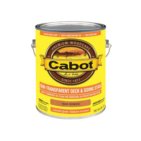 Cabot Semi-Transparent Redwood Stain | Gilford Hardware