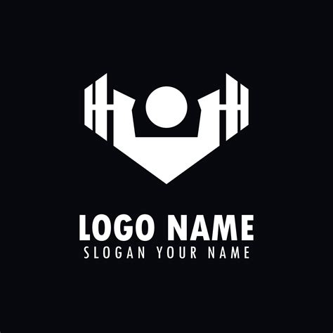 Vector logo design for fitness club 11351917 Vector Art at Vecteezy