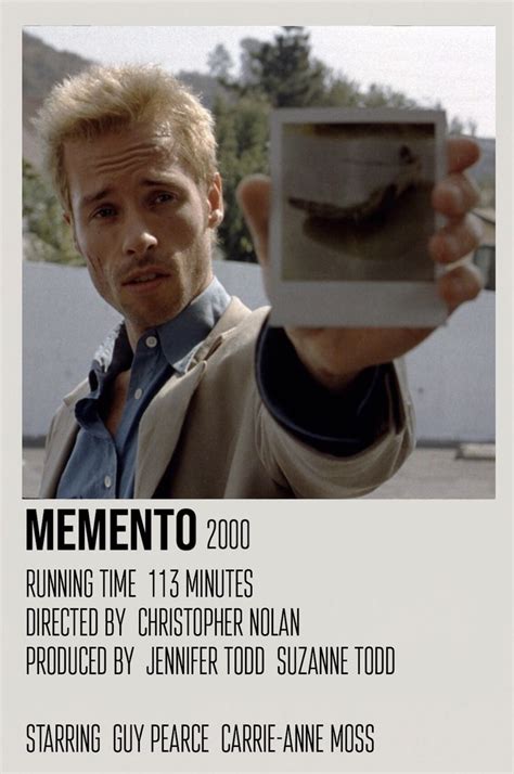 memento polaroid movie poster | Movie posters minimalist, Movie prints, Indie movies