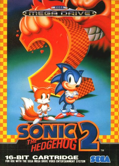 Sonic the Hedgehog 2 (1992) Genesis box cover art - MobyGames