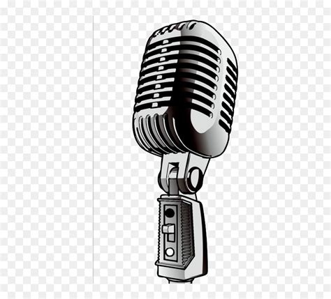 Microphone Cartoon Voice Actor - Cartoon Microphone Vector Png, Transparent Png - vhv