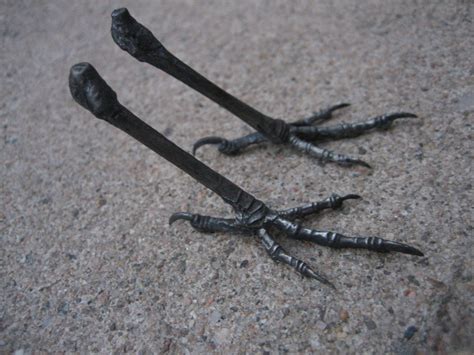 Woodland Crow Metal Bird Feet Sculptural - Etsy UK