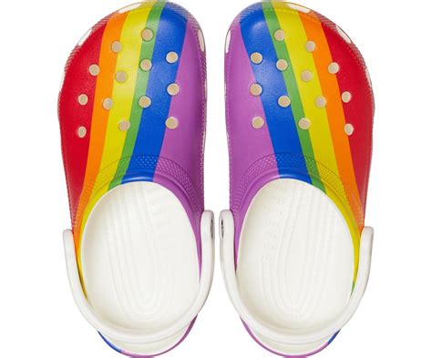 Crocs™ Rainbow Classic Rainbow Stripe Clog for Men - Lyst