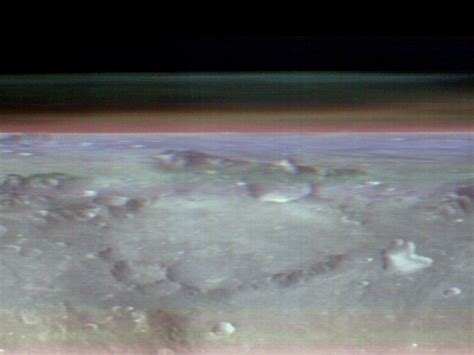 NASA's 2001 Mars Odyssey Orbiter captures unusual view of Martian horizon from orbit | Science ...