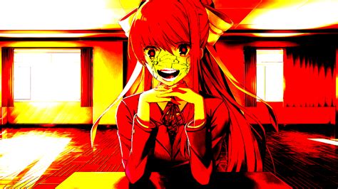 A rant about Monika’s jump scare face. : r/DDLC