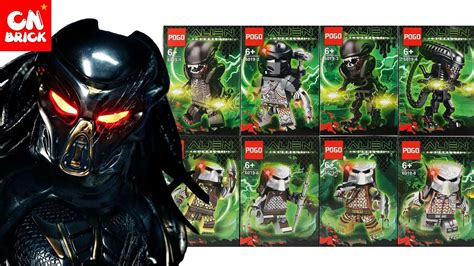 Unoffical LEGO ALIEN VS PREDATOR MINFIGURES SETS POGO 6019 Unofficial ...