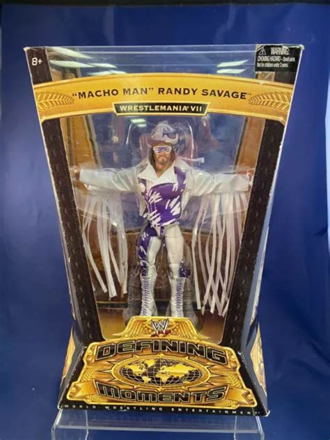 DEFINING MOMENTS MACHO Man Randy Savage Wrestling Wrestlemania VII WWE 2010 MIB! EUR 92,09 ...