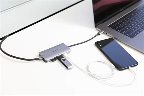 USB-C Multi-Port Hub with Ethernet Adapter