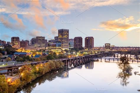 Downtown richmond virginia skyline stock photo containing virginia and ...