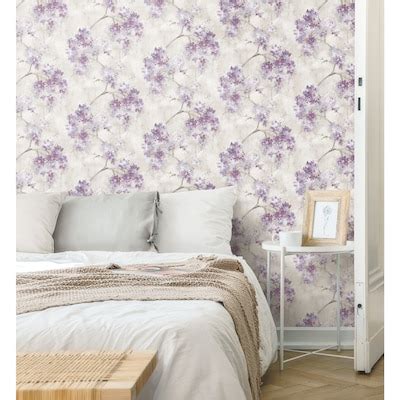 Purple Peel and stick Wallpaper at Lowes.com