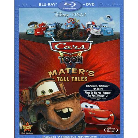 Cars Toon: Mater's Tall Tales (Blu-ray + DVD) - Walmart.com - Walmart.com