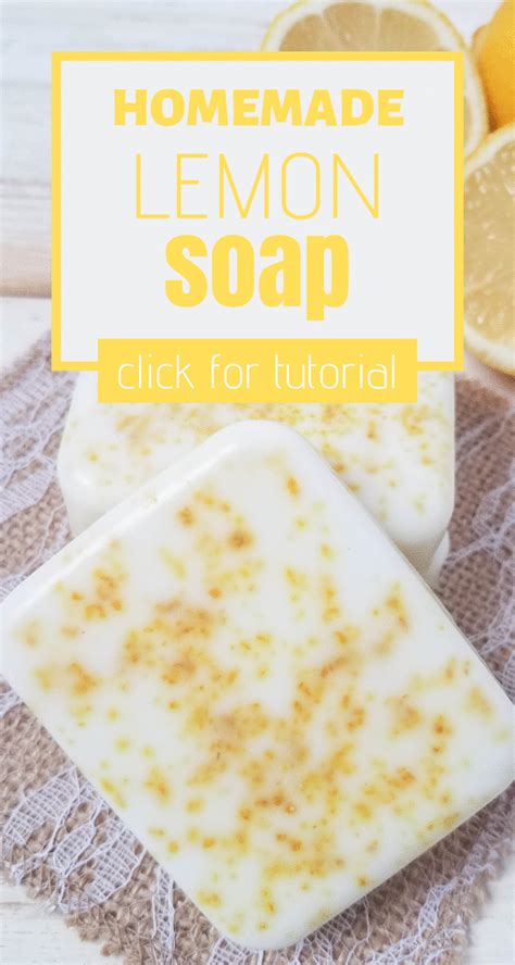 Homemade All Natural Lemon Soap | Homemade soap recipes, Lemon soap, Soap making recipes