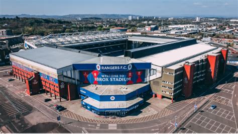 The massive Ibrox Stadium - The Southern Eye