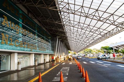 Nicaragua International Airport Editorial Stock Image - Image of editorial, cesar: 40494279