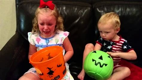 Eating our kids Halloween candy ;) - YouTube