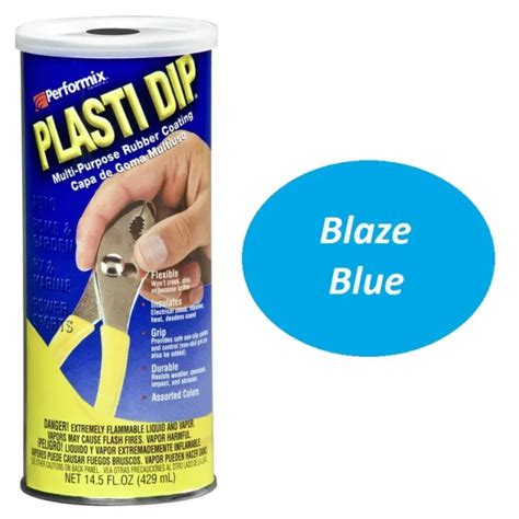 BLAZE BLUE 14.5OZ Performix PLASTI DIP Plastic Rubber Grip Coating ...