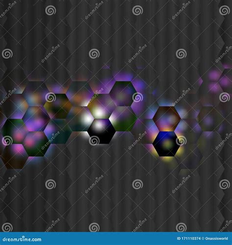 Black Purple Shapes Abstract Background Art Stock Illustration - Illustration of purple, shapes ...