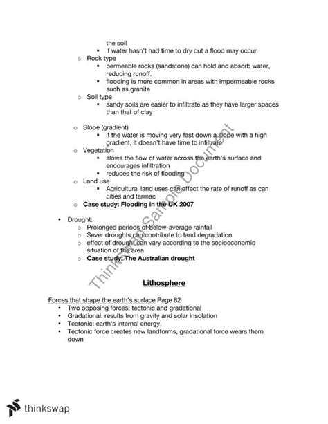 Biophysical Environment Notes | Year 11 HSC - Geography | Thinkswap