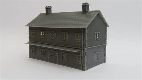 N GAUGE LARGE STATION BUILDING