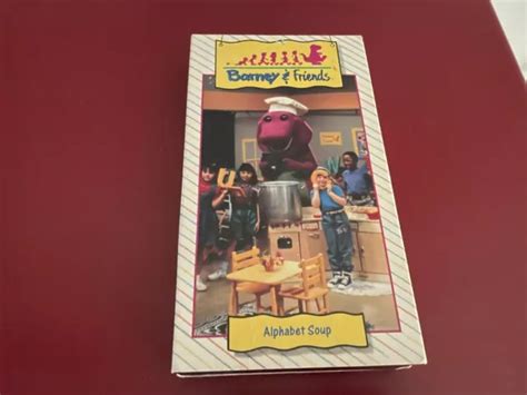 BARNEY AND FRIENDS - Alphabet Soup (VHS) $16.08 - PicClick CA