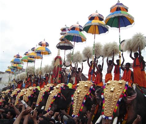 Thrissur Pooram Festival Participating Temples | Hindu Devotional Blog