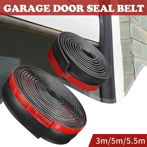 New 3m/5m/5.5m Garage Door Seal Bottom Rubber Weatherproof Weather Door ...