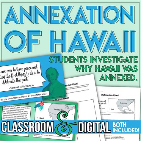 The Annexation of Hawaii - Students Assess the Reasons Why Hawaii was Annexed - Peacefield History