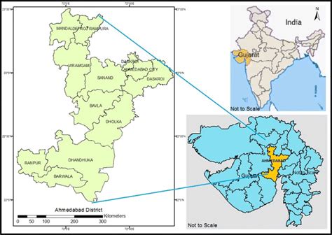 Location Of Ahmedabad In India Political Map - Us Map With Time Zones