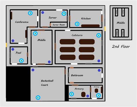 Flee The Facility Map Blueprints (Updated) : r/fleethefacility