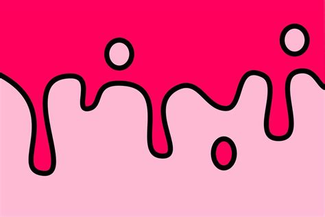 Pink cute Background with comic style, fluid liquid fun background ...