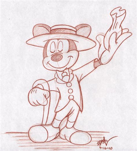 Nifty Nineties Mickey by ultrafishbulb on DeviantArt