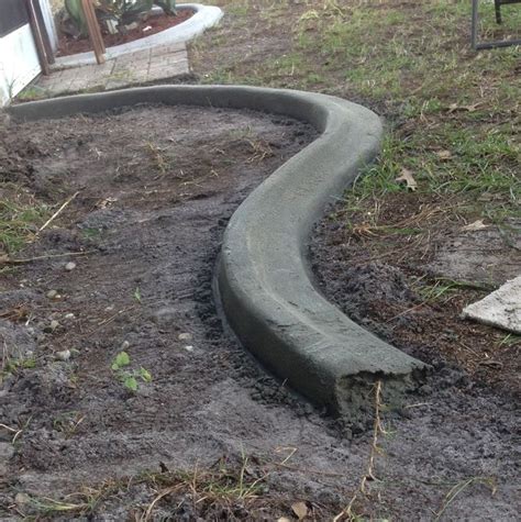 Custom Concrete Curbing Edging Landscaping Do It Yourself - Etsy ...