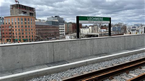 MBTA NEW GREEN LINE EXTENSION RIDE: LECHMERE TO SCIENCE PARK - YouTube