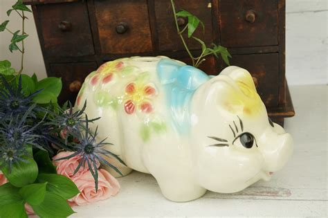 Vintage Pig Piggy Bank / Retro / Nostalgic / Mid Century / USA | Etsy