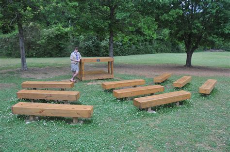 Benches and Workstation for Outdoor Classroom – Eagle Scout Project ...