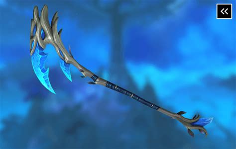 WoW Thornsweeper Scythe Transmog Boost