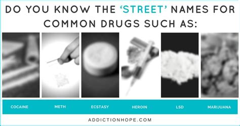 Different Drug Names: Why Are There 'Street' Names For Drugs?